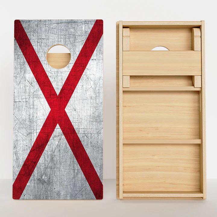 Alabama Flag Professional Cornhole Boards - Image 2