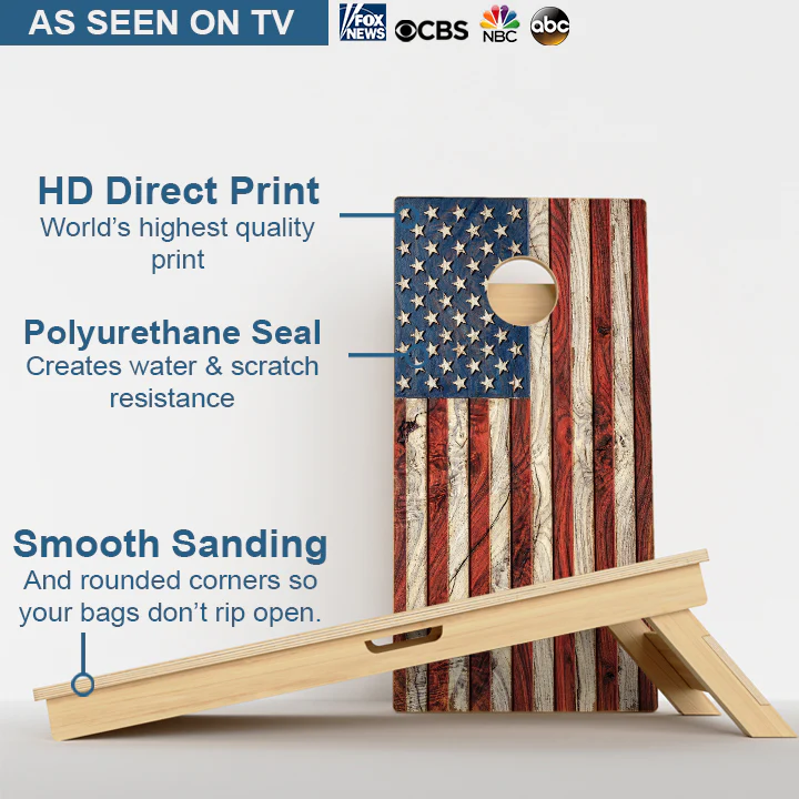 American Flag Professional Cornhole Boards - Image 3