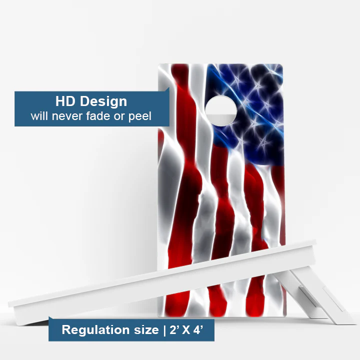 American Flag Weather Proof Cornhole Boards - Image 3
