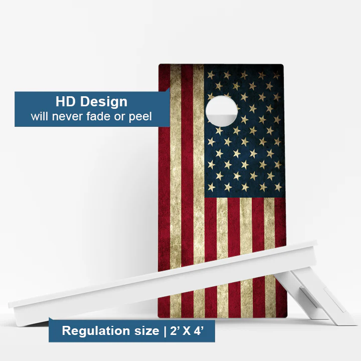 American Flag Weather Proof Cornhole Boards - Image 3