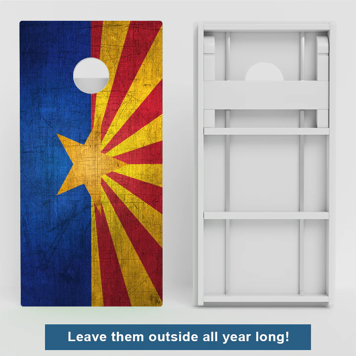 Arizona Flag Weather Proof Cornhole Boards - Image 2