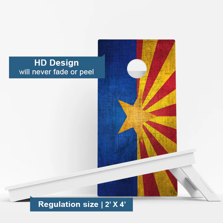 Arizona Flag Weather Proof Cornhole Boards - Image 3