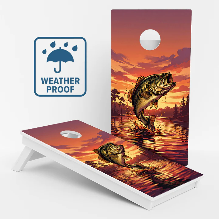 Bass Weather Proof Cornhole Boards