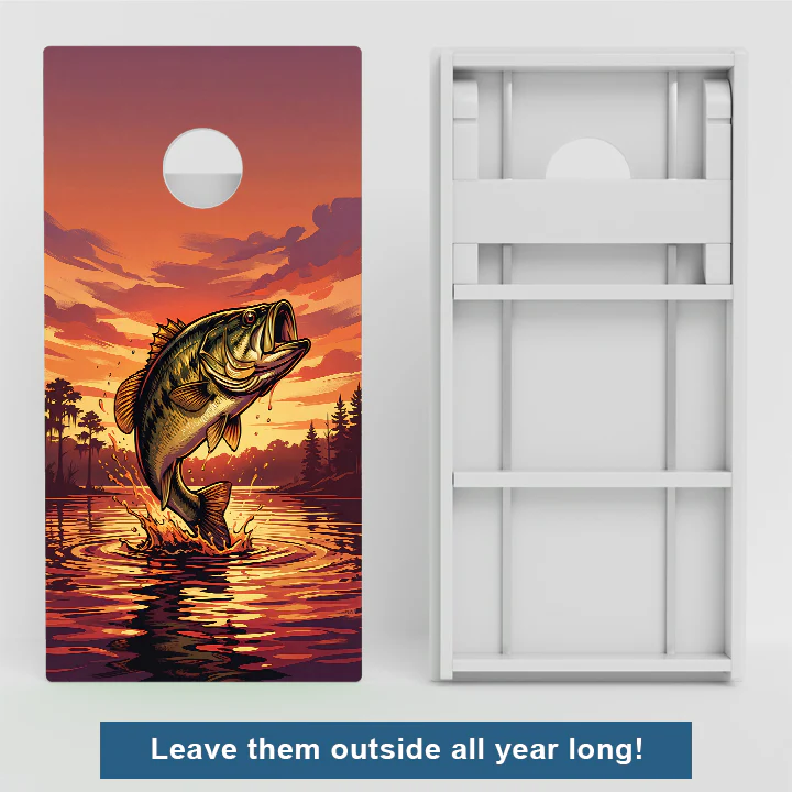 Bass Weather Proof Cornhole Boards - Image 2