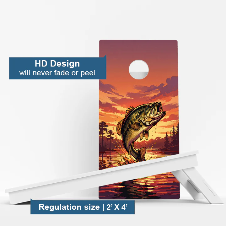 Bass Weather Proof Cornhole Boards - Image 3