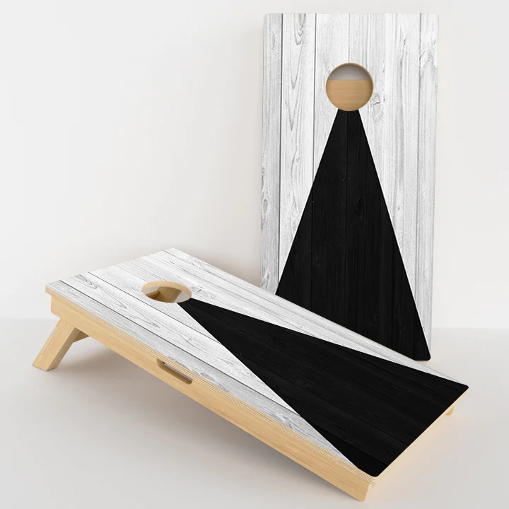 Black & Grey Professional Cornhole Boards