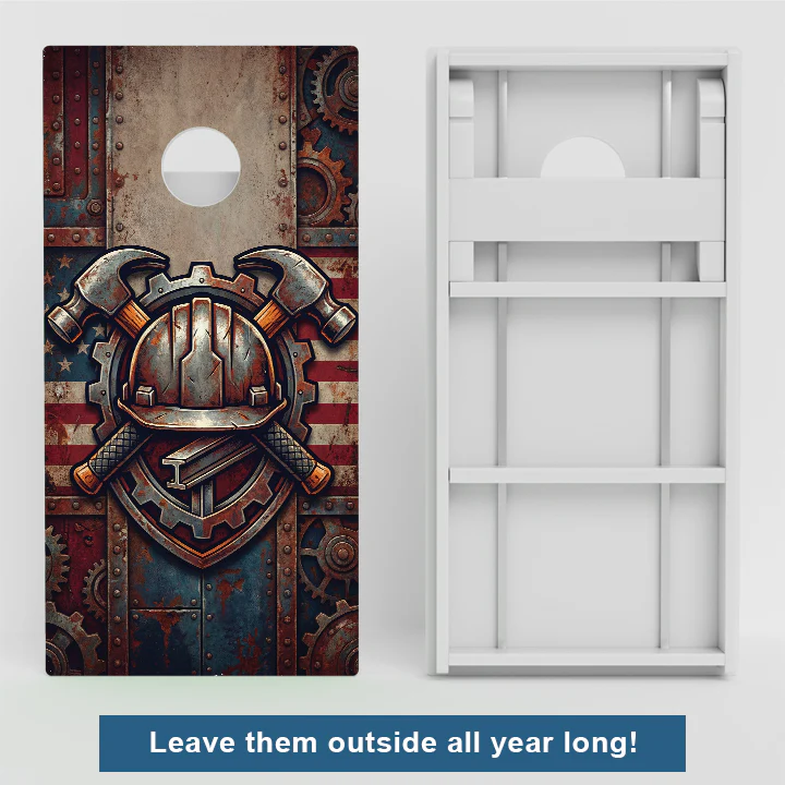 Blue Collar Weather Proof Cornhole Boards - Image 2