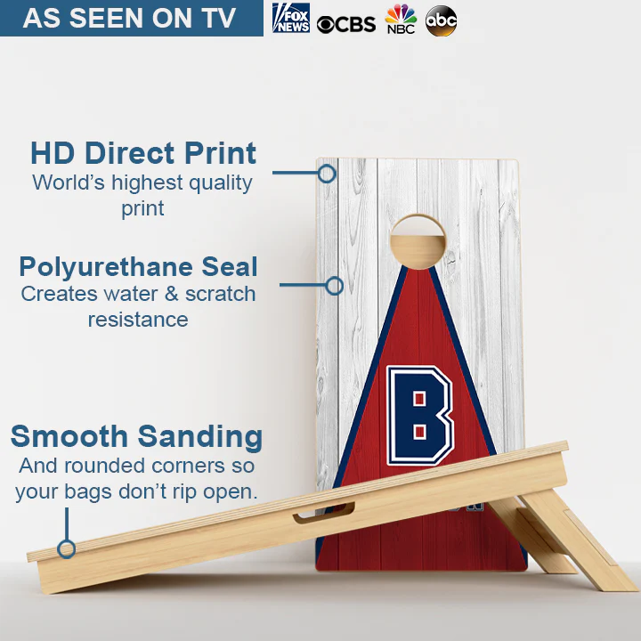 Boston Baseball Professional Cornhole Boards - Image 3