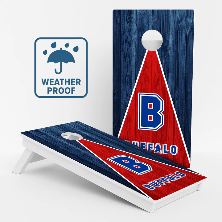 Buffalo Football Weather Proof Cornhole Boards