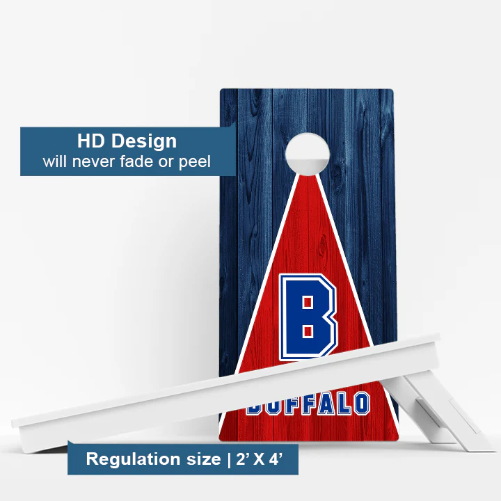 Buffalo Football Weather Proof Cornhole Boards - Image 3