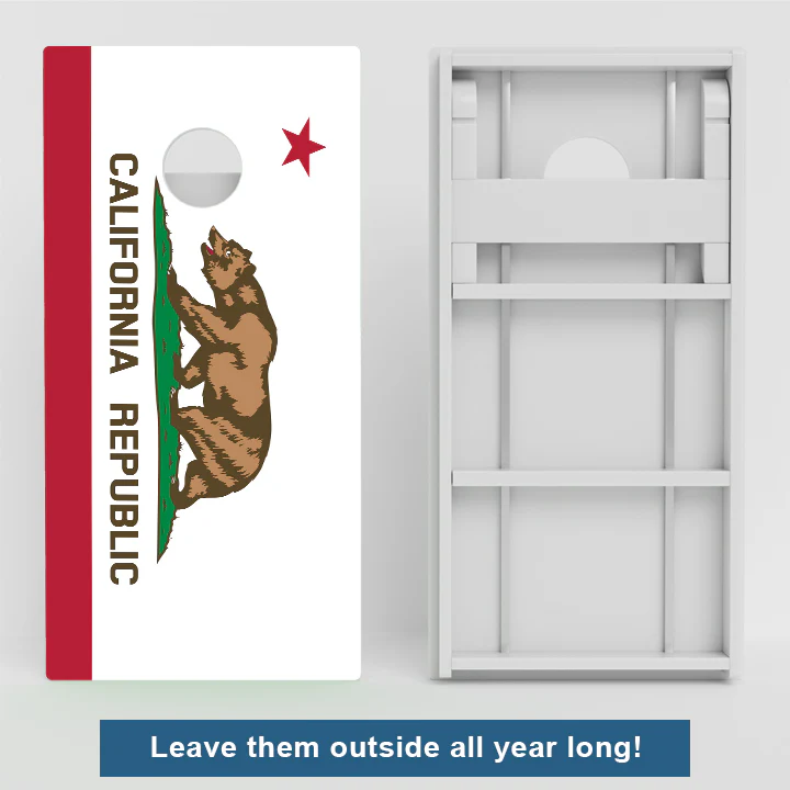 California Flag Weather Proof Cornhole Boards - Image 2