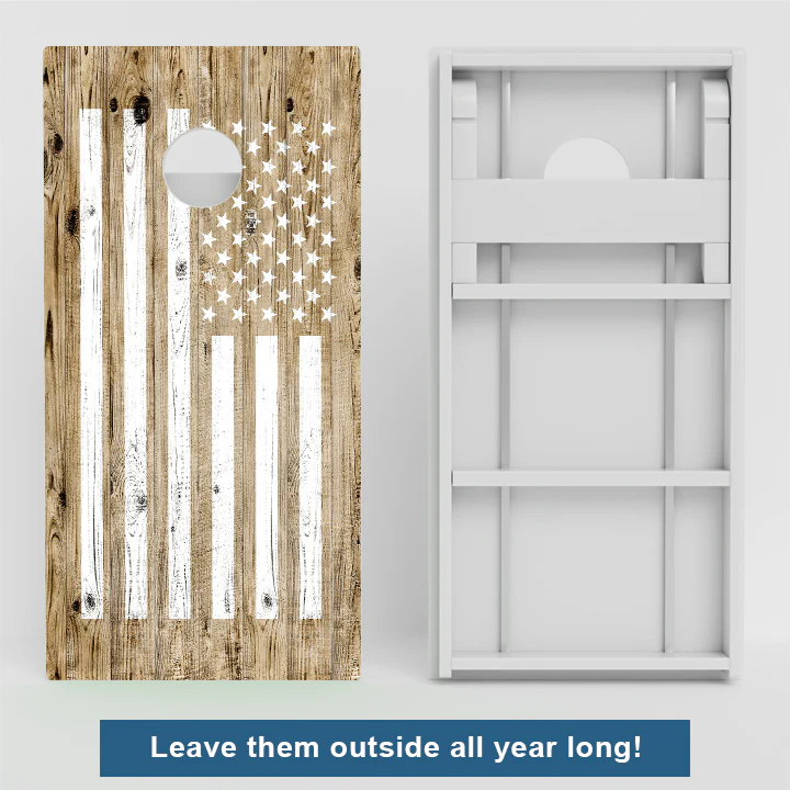 Camo American Flag Weather Proof Cornhole Boards - Image 2