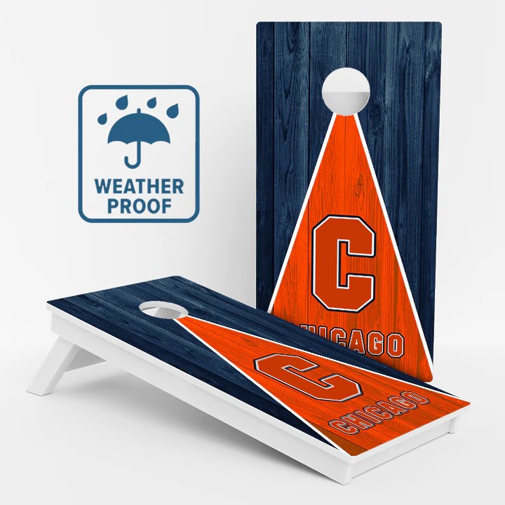 Chicago Football Weather Proof Cornhole Boards