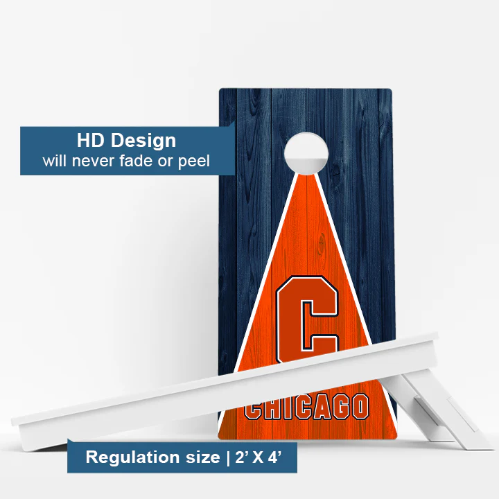 Chicago Football Weather Proof Cornhole Boards - Image 3