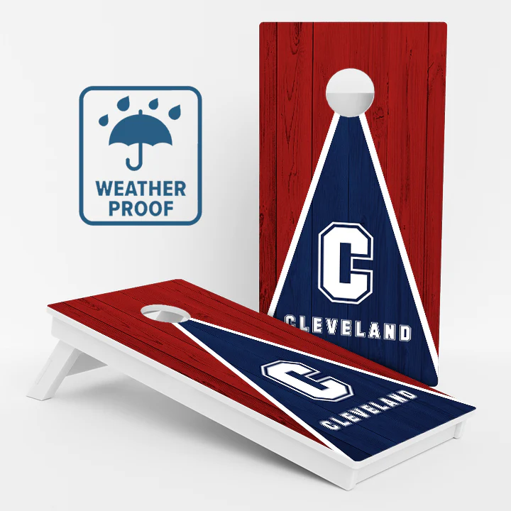 Cleveland Baseball Weather Proof Cornhole Boards