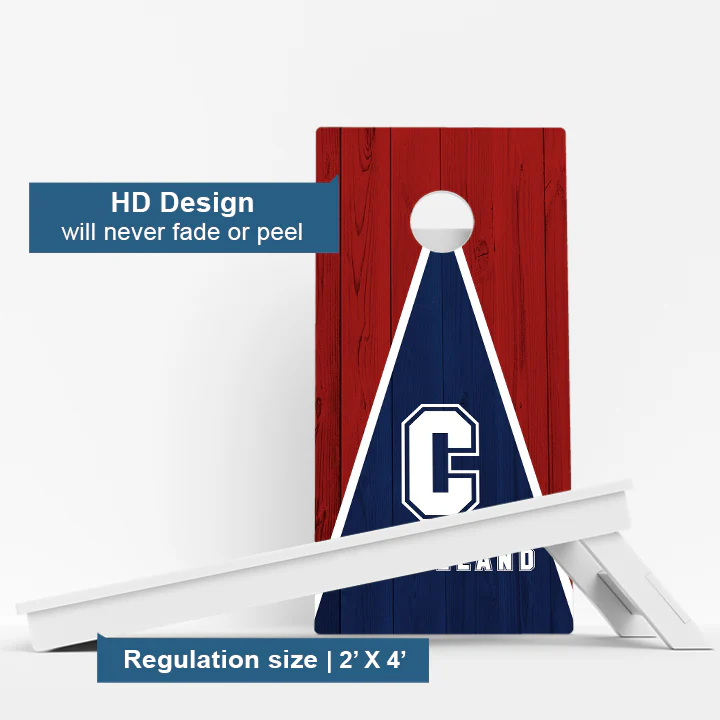 Cleveland Baseball Weather Proof Cornhole Boards - Image 3