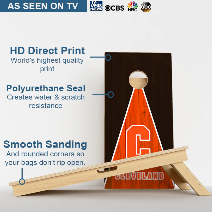 Cleveland Football Professional Cornhole Boards - Image 3