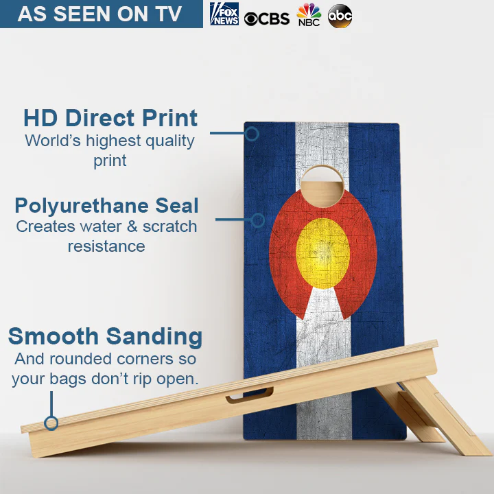 Colorado Flag Professional Cornhole Boards - Image 3