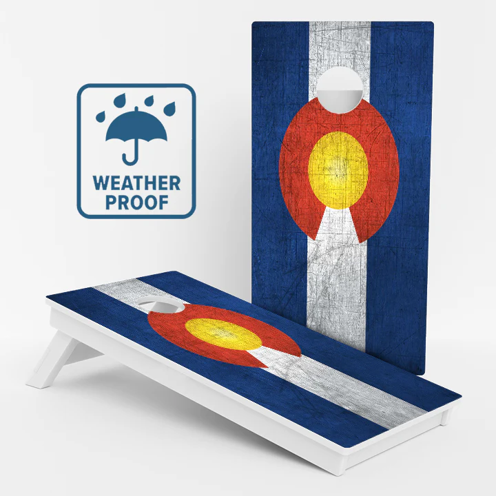 Colorado Flag Weather Proof Cornhole Boards