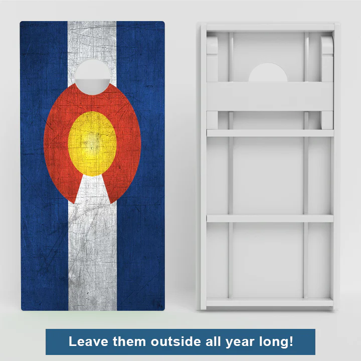 Colorado Flag Weather Proof Cornhole Boards - Image 2