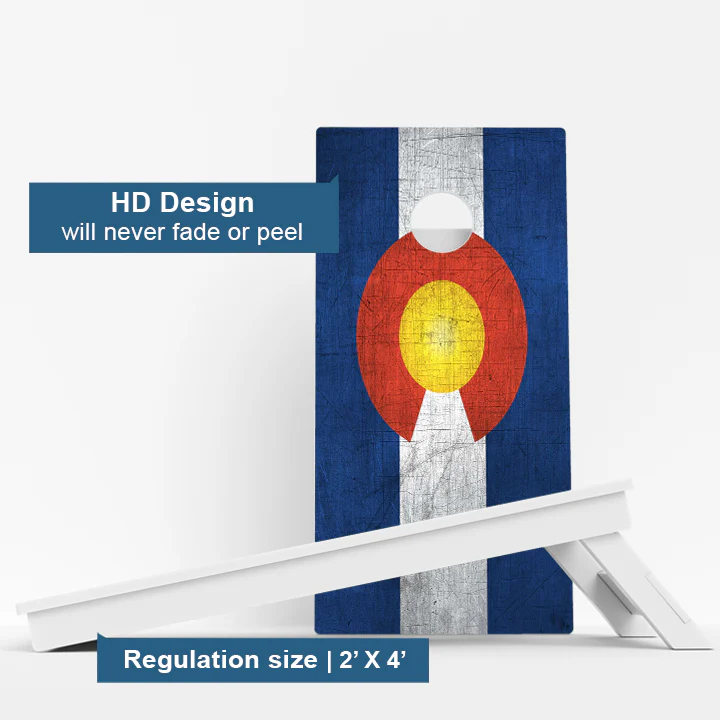 Colorado Flag Weather Proof Cornhole Boards - Image 3