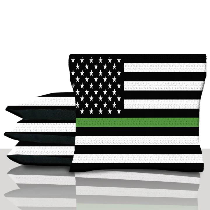 Green Line Cornhole Bags - Image 3