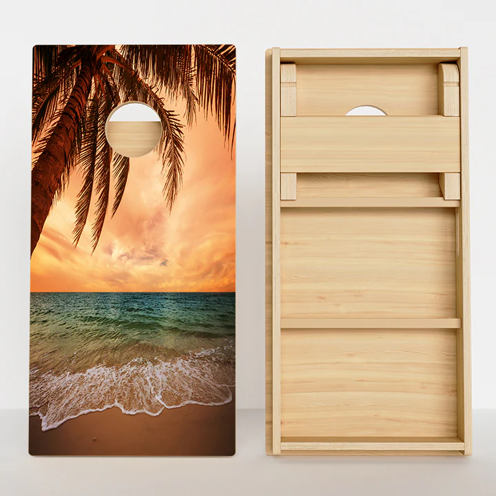 Beach Paradise Professional Cornhole Boards - Image 2