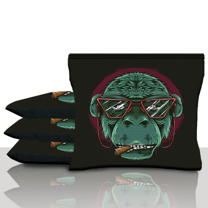 Smoking Monkey Cornhole Bags - Image 3