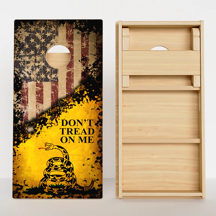 Don't Tread On Me Professional Cornhole Boards - Image 2