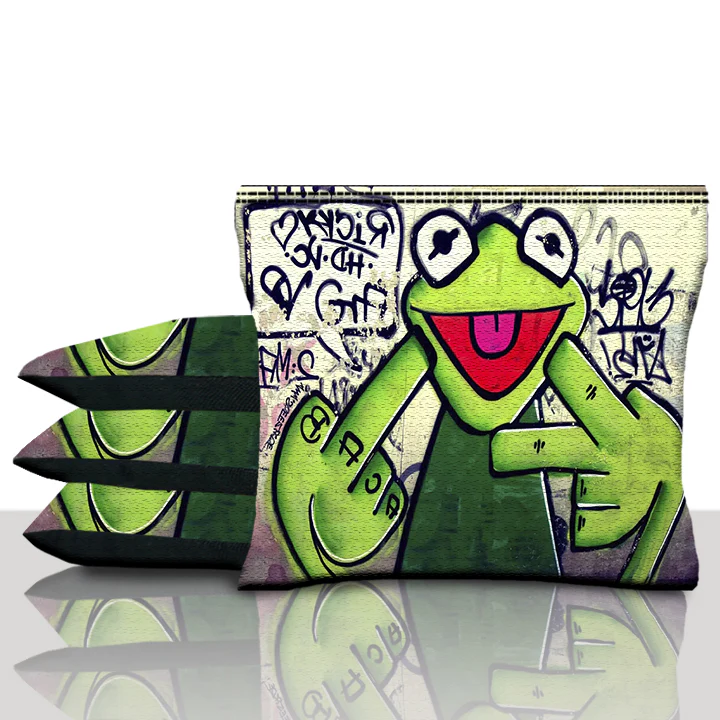 Gangster Frog Cornhole Bags - Image 3