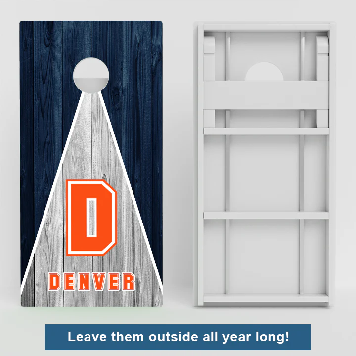 Denver Football Weather Proof Cornhole Boards - Image 2
