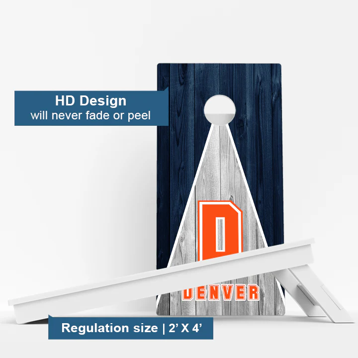 Denver Football Weather Proof Cornhole Boards - Image 3