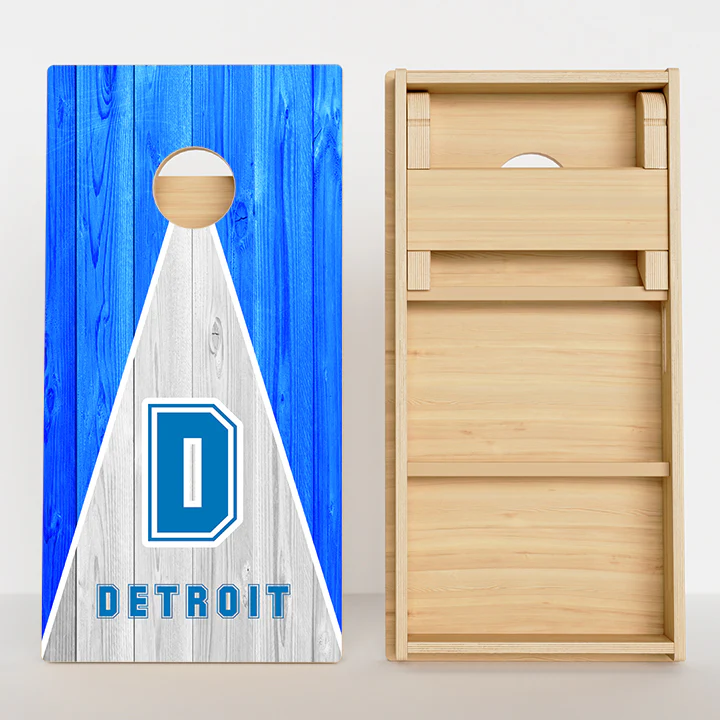 Detroit Football Professional Cornhole Boards - Image 2