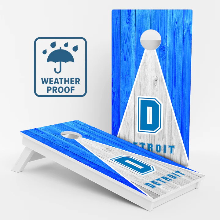 Detroit Football Weather Proof Cornhole Boards