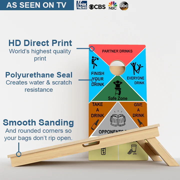 Drinking Game Professional Cornhole Boards - Image 3