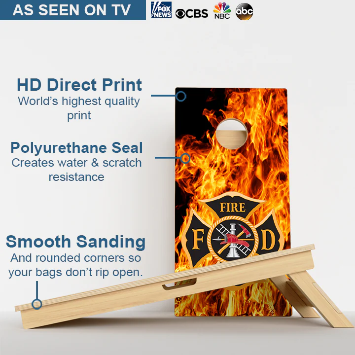 Fire Department Professional Cornhole Boards - Image 3