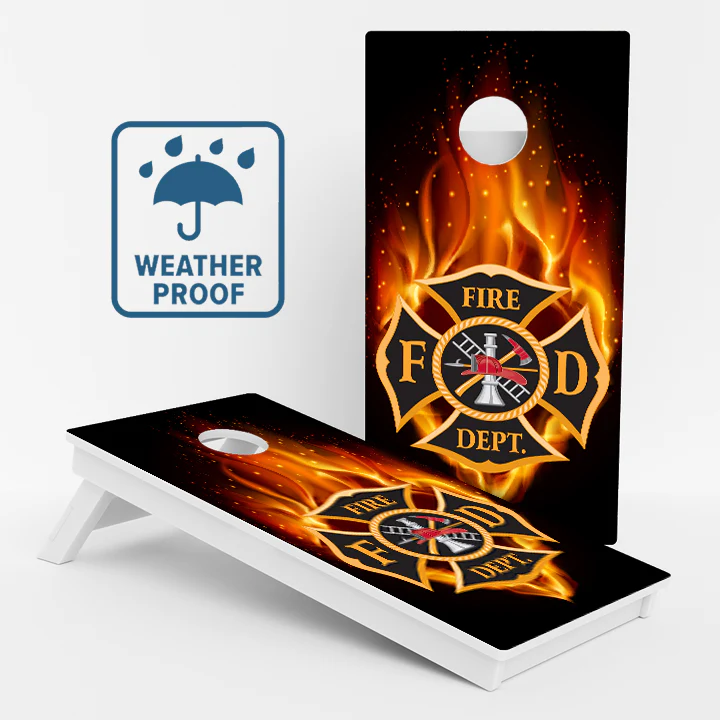 Fire Department Weather Proof Cornhole Boards