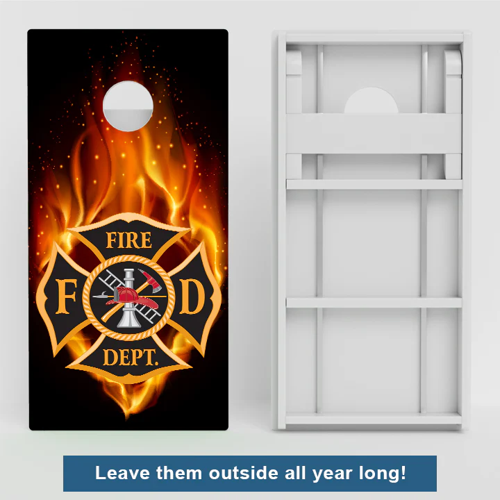 Fire Department Weather Proof Cornhole Boards - Image 2