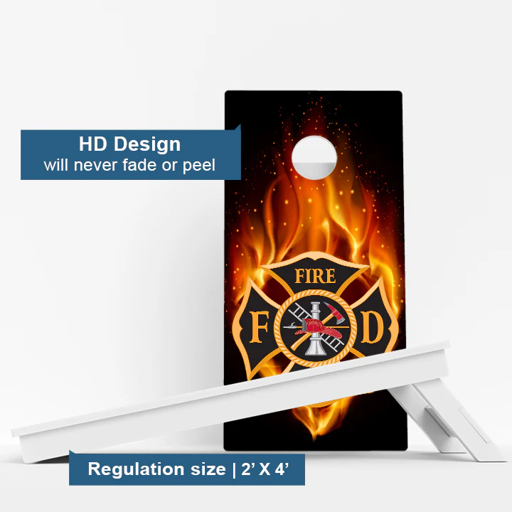 Fire Department Weather Proof Cornhole Boards - Image 3
