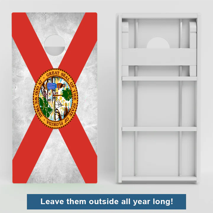 Florida Flag Weather Proof Cornhole Boards - Image 2
