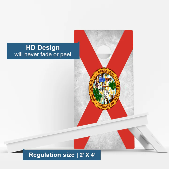Florida Flag Weather Proof Cornhole Boards - Image 3