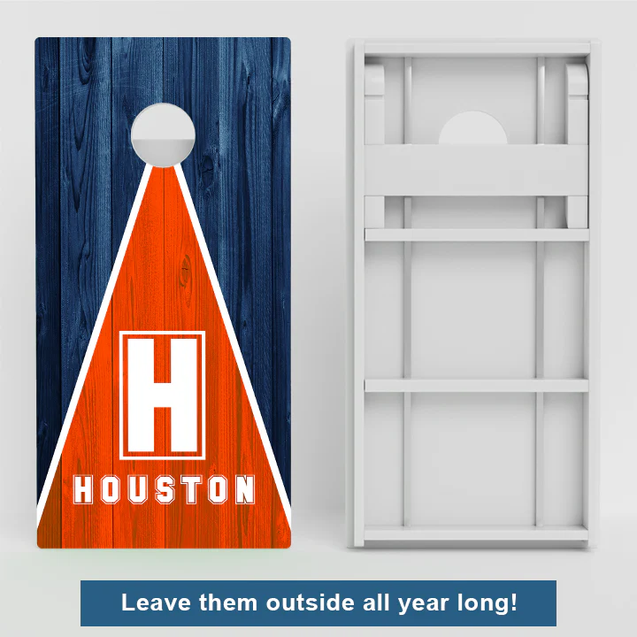 Houston Baseball Weather Proof Cornhole Boards - Image 2