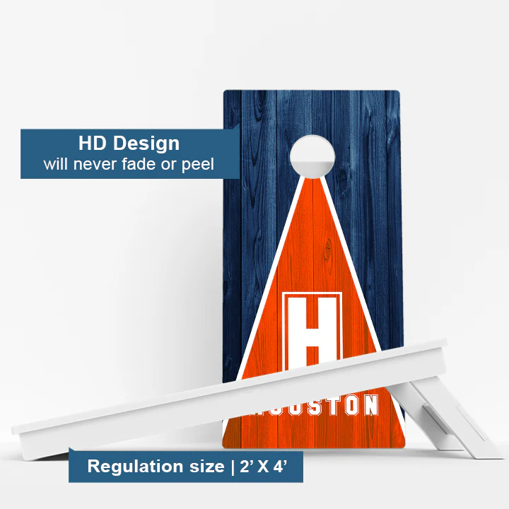 Houston Baseball Weather Proof Cornhole Boards - Image 3