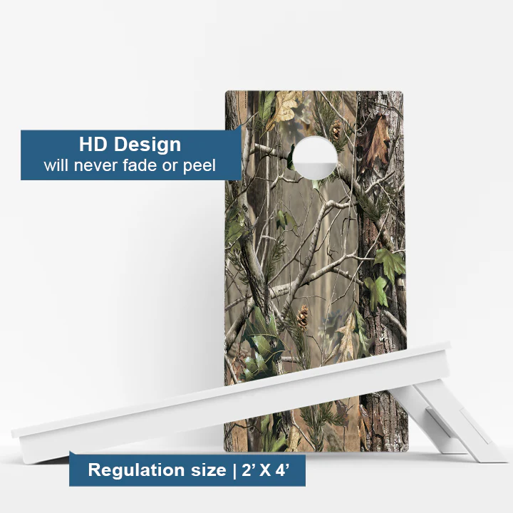 Hunters Camo Weather Proof Cornhole Boards - Image 3