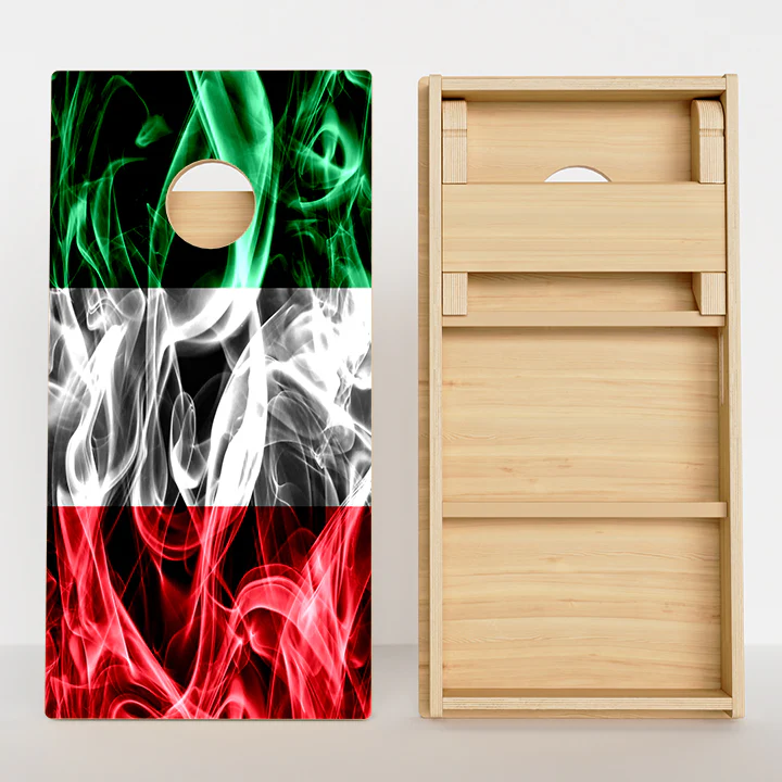Italy Flag Professional Cornhole Boards - Image 2