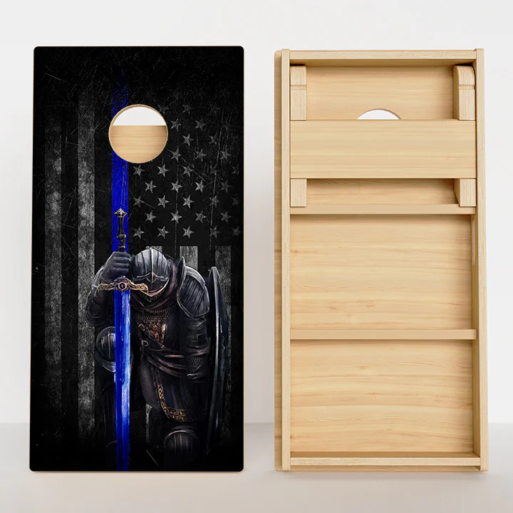 Knights Of Blue Professional Cornhole Boards - Image 2