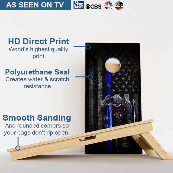 Knights Of Blue Professional Cornhole Boards - Image 3