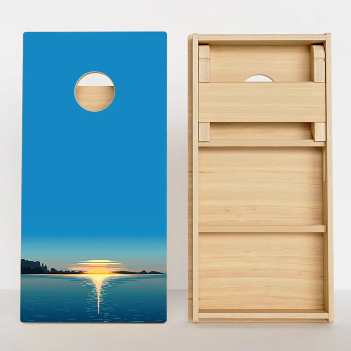 Lake Sunset Professional Cornhole Boards - Image 2