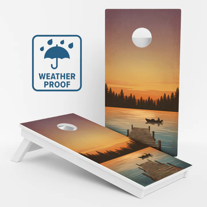 Lake View Weather Proof Cornhole Boards