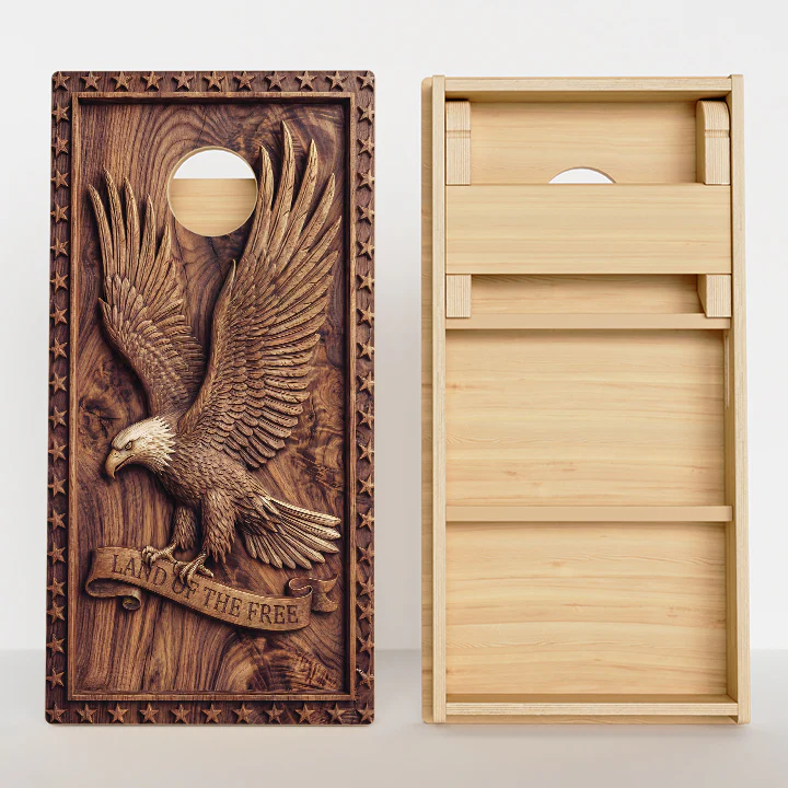 Land Of The Free Professional Cornhole Boards - Image 2